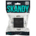 Розетка компьютерная двойная IEK SKANDY RJ45 кат.5E SK-K03Bl SK-K20-1-K02 