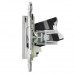 SKANDY Розетка компьютерная двойная RJ45 кат.5E SK-K03N металл никель IEK SK-K20-1-K50