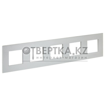 SKANDY Рамка 5-местная SK-F35S металл серебряный IEK SK-M52-M-K23
