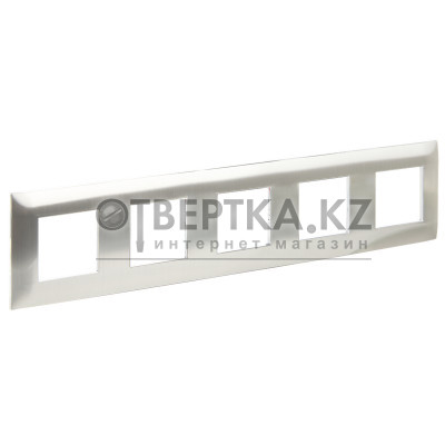 SKANDY Рамка 5-местная SK-F35N металл никель IEK SK-M52-M-K50
