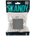 SKANDY Заглушка с суппортом SK-C01Gr серый IEK SK-PL10-K03