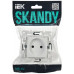 Розетка IEK SKANDY 10А SK-R02W SK-R10-10-K01 