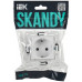 Розетка IEK SKANDY 16А SK-R05W SK-R11-16-K01 