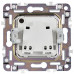SKANDY Розетка без заземления с защитными шторками 10А SK-R01Gr серый IEK SK-R13-10-K03