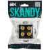 SKANDY Аудиорозетка 4-местная SK-A01Bl черный IEK SK-S40-K02