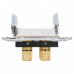 SKANDY Аудиорозетка 4-местная SK-A01Bl черный IEK SK-S40-K02