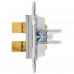 SKANDY Аудиорозетка 4-местная SK-A01N металл никель IEK SK-S40-K50