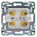 SKANDY Аудиорозетка 4-местная SK-A01N металл никель IEK SK-S40-K50