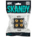 SKANDY Аудиорозетка 4-местная SK-A01G графит IEK SK-S40-K53