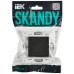 SKANDY Выключатель 1-клавишный кнопочный 10А SK-V14T титан IEK SK-V17-0-10-K48