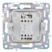 SKANDY Выключатель 1-клавишный кнопочный 10А SK-V14G графит IEK SK-V17-0-10-K53