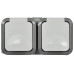 TORS Розетка 2-местная горизонтальная 16А IP55 TS222 серо-белый IEK TS-R26-16-55-G-K41