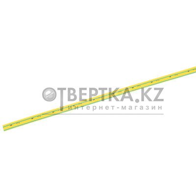 Трубка термоусадочная ТТУ нг-LS 35/17,5 желто-зеленая (1м) IEK UDRS-D35-1-K52