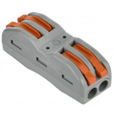 Строительно-монтажная клемма СМК 222-4122 проходная (50шт/упак) IEK UKZ20-4122-050