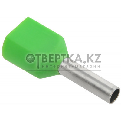 Наконечник НШВИ(2) 1,0-8 светло-зеленый (100шт/упак) IEK UTE10-D2-2-100