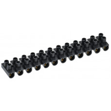 Зажим контактный винтовой ЗВИ-5 н/г 1,5-4,0мм2 12пар черный IEK UZV5-005-04 в Актау