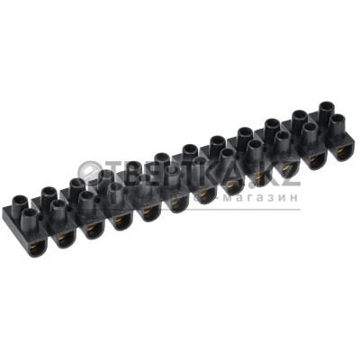 Зажим контактный винтовой ЗВИ-15 н/г 4,0-10мм2 12пар черный IEK UZV5-015-06