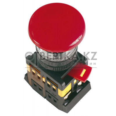 Кнопка IEK AEAL-22 d22мм 240В 1з+1р с фиксацией красный BBG60-AEAL-K04