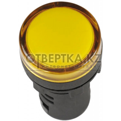 Лампа IEK AD16DS d16мм 230В AC желтый BLS10-ADDS-230-K05-16