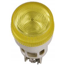 Лампа сигнальная желтый неон IEK ENR-22 d22мм 240В цилиндр в Атырау
