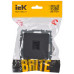 Розетка компьютерная IEK RJ45 кат.5E РК10-БрГ BR-K10-1-K53