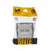 Розетка двойная IEK BRITE RJ11+RJ45 кат.5E РК/Т12-БрЖ BR-KT20-O-1-K36