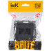 Розетка двойная IEK BRITE RJ11+RJ45 кат.5E РК/Т12-БрГ BR-KT20-O-1-K53