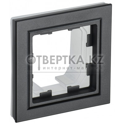 Рамка 1-местная IEK BRITE IP44 РУ-1-БрЧ-44 BR-M12-44-K02