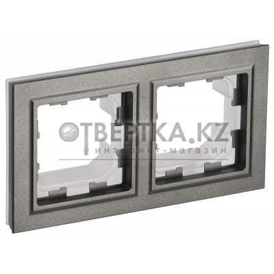 Рамка 2-местная IEK BRITE IP44 РУ-2-БрШ-44 BR-M22-44-K37