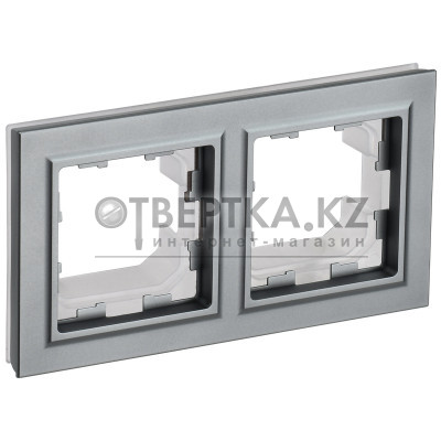 Рамка 2-местная IEK BRITE IP44 РУ-2-БрС-44 BR-M22-44-K46