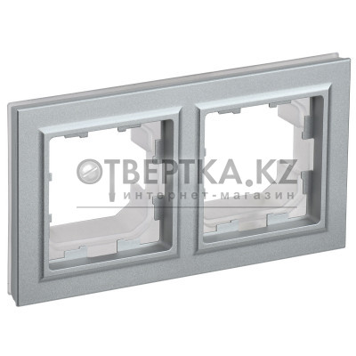 Рамка 2-местная IEK BRITE IP44 РУ-2-БрА-44 BR-M22-44-K47