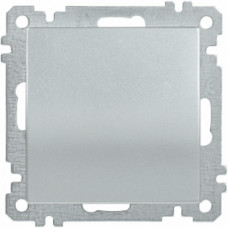 Выключатель 1 клав. IEK ВС10-1-0-Б серебряный в Кокшетау