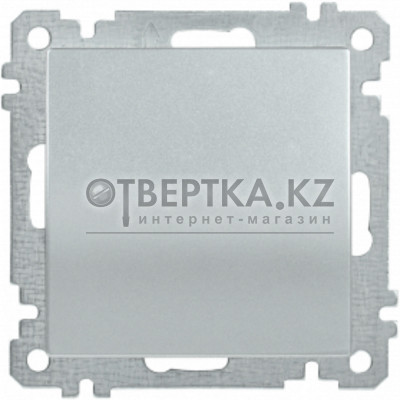 Выключатель 1 клав. IEK ВС10-1-0-Б серебряный EVB10-K23-10