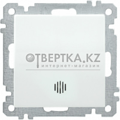 Выключатель 1 клав. IEK ВС10-1-1-Б белый EVB11-K01-10-1