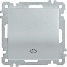 Выключатель 1 клав. IEK ВС10-1-3-Б серебреный в Караганде
