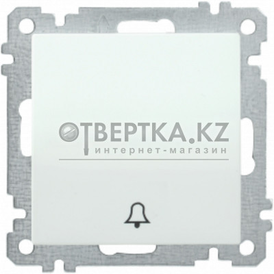 Выключатель 1 клав. IEK ВС10-1-4-Б белый  EVB14-K01-10-1