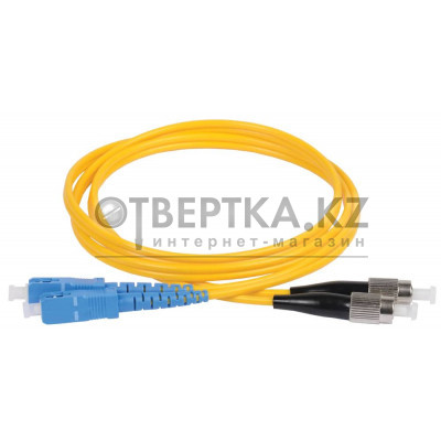 Патч-корд ITK SM 9/125 OS2 SC/UPC-FC/UPC Duplex FPC09-SCU-FCU-C2L-3M
