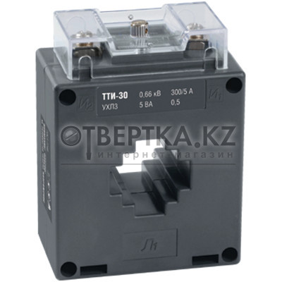 Трансформатор тока IEK ТТИ-30 300/5А 5ВА 0,5S ITT20-3-05-0300