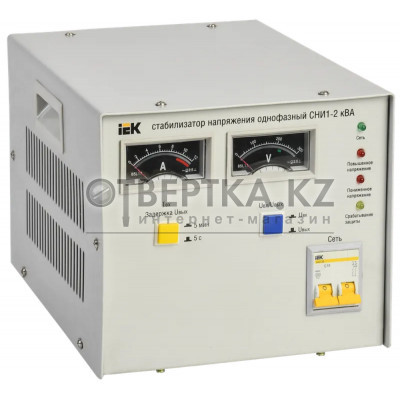 Стабилизатор напряжения однофазный IEK СНИ1-2 кВА IVS10-1-02000
