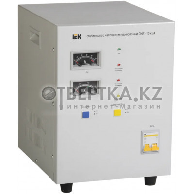 Стабилизатор напряжения однофазный IEK СНИ1-10 кВА IVS10-1-10000