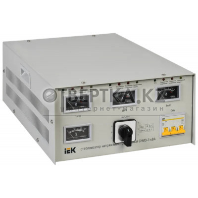 Стабилизатор напряжения трехфазный IEK СНИ3-3 кВА IVS10-3-03000