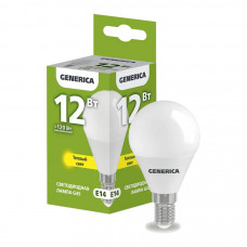 Лампа светодиодная GENERICA LED G45 12Вт 230В 3000К E14 LL-G45-12-230-30-E14-G в Караганде