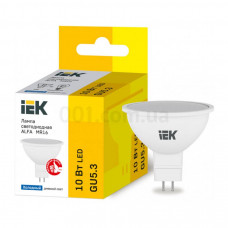 Лампа IEK LED ALFA MR16 10Вт 230В 6500К GU5,3 LLA-MR16-10-230-65-GU5