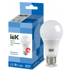 Лампа груша IEK LED A60 11Вт 230В 6500К E27