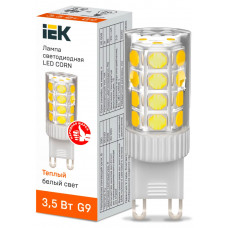 Лампа капсула IEK LED CORN 3,5Вт 230В 3000К G9 в Актобе