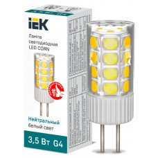 Лампа капсула IEK LED CORN 3,5Вт 230В 4000К G4 в Актобе