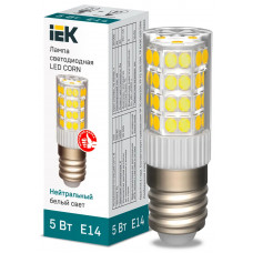 Лампа капсула IEK LED CORN 5Вт 230В 4000К E14 в Караганде