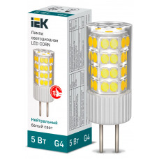 Лампа капсула IEK LED CORN 5Вт 230В 4000К G4 в Актау