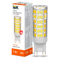 Лампа капсула IEK LED CORN 7Вт 230В 3000К G9 в Караганде