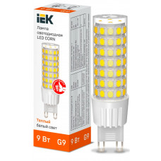 Лампа капсула IEK LED CORN 9Вт 230В 3000К G9 в Актау